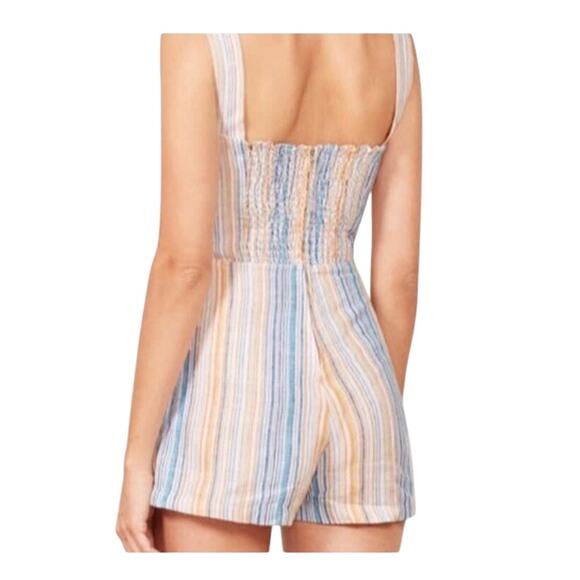 NWT Reformation Island Jumpsuit Marbella 100% Linen Size 10 - Picture 11 of 11